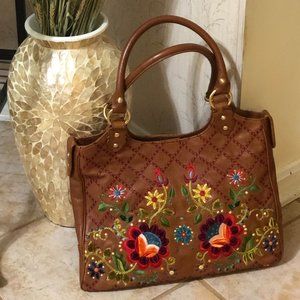 Isabella Fiore leather shoulder bag